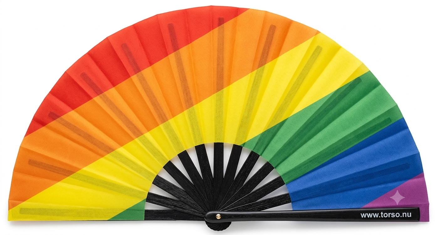 Large Fan - Rainbow