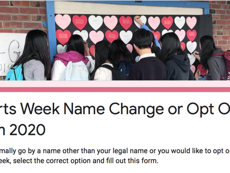 Hearts Week Name Change or Opt Out Form