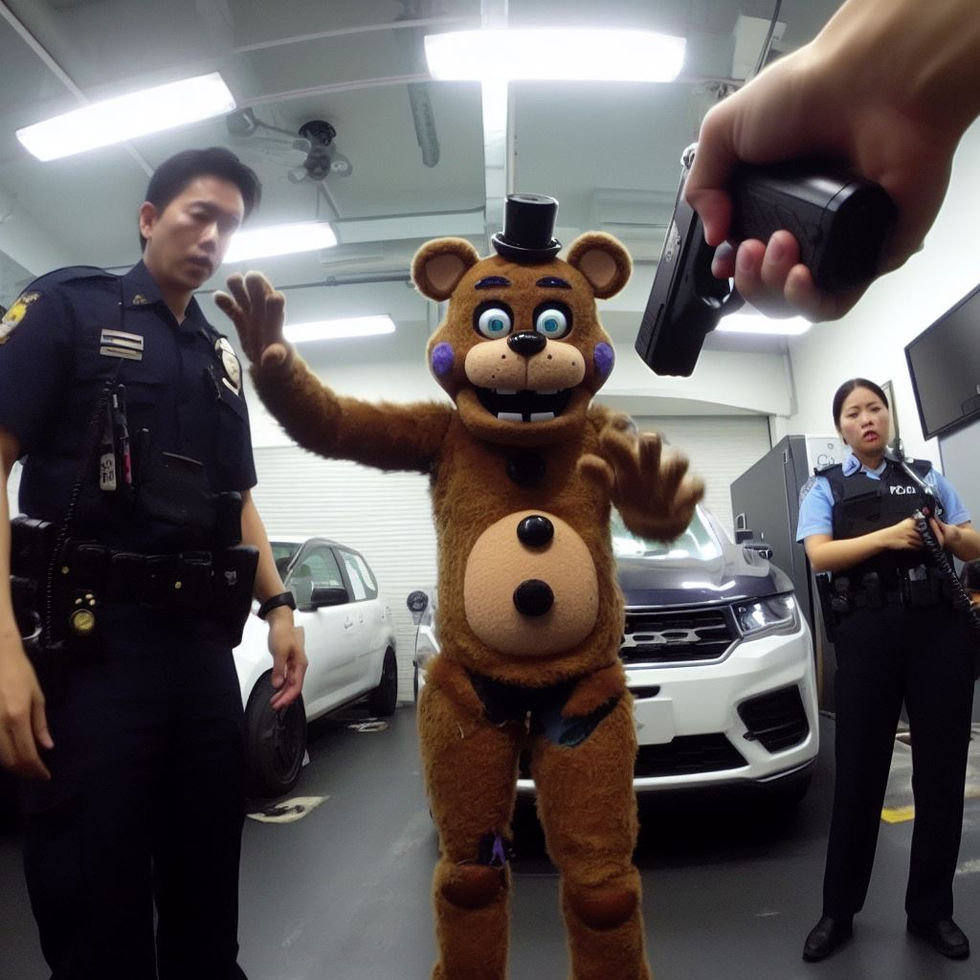 Freddy Fazbear Gets Arrested.jfif