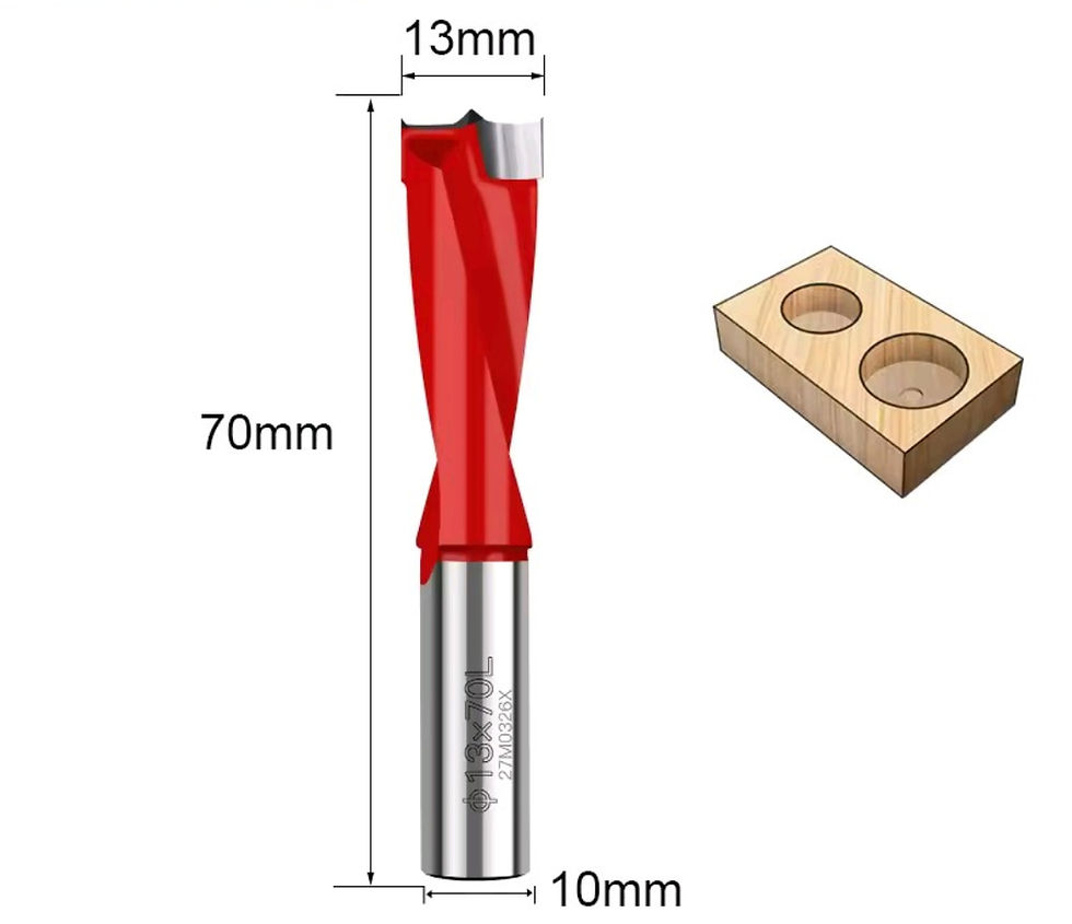 Miniatura: BROCA TALADRO MULTIPLE DE 13mm X 70mm IZQUIERDA CIEGA TIDEWAY