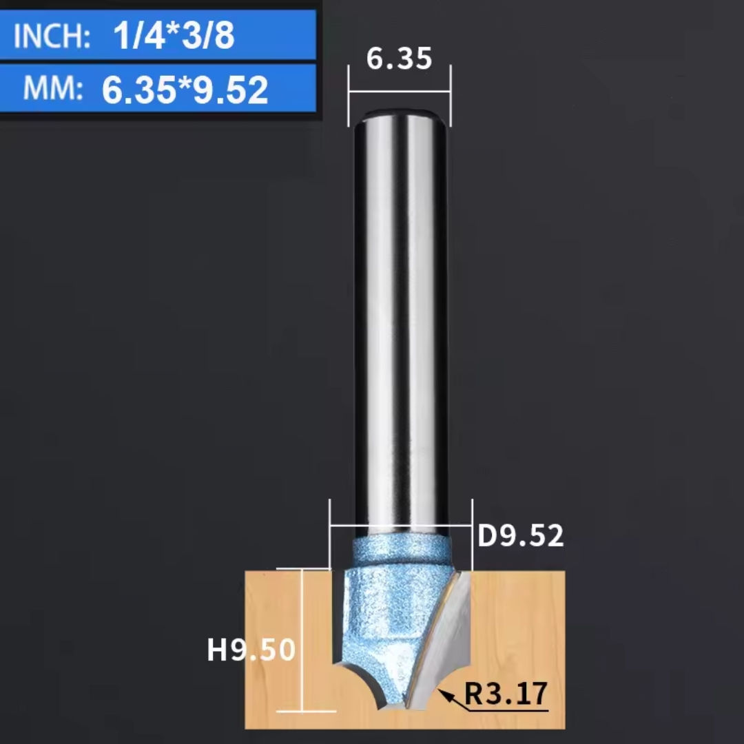 BROCA RADIO DE 3/8" X 1/4" X R3.17mm