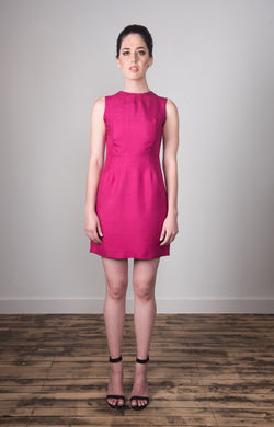 Danielle Dress - Fuchsia