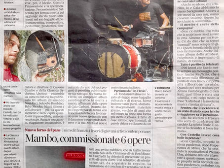 Intervista sul Corriere del 20/1/21