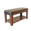 Thumbnail: Stitched Leather Bench
