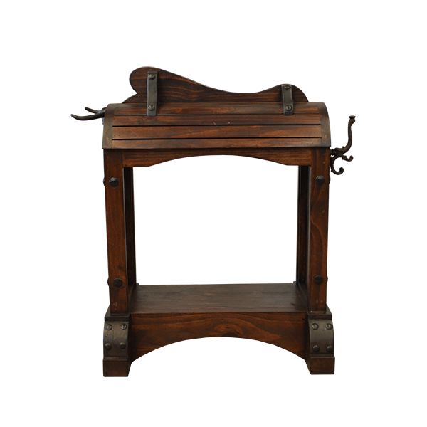 Thumbnail: Turquoise Copper Handcrafted Saddle Stand