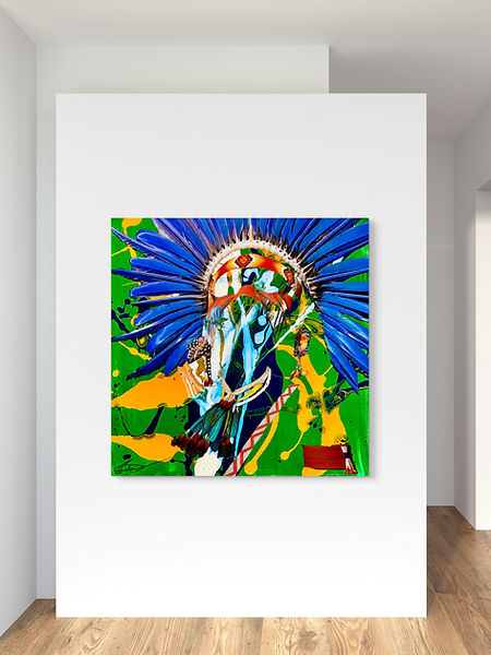 Artwork tBrazilian Indias' - a print on canvas