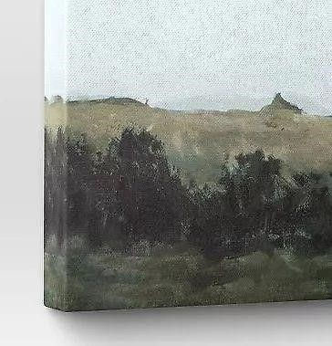 Thumbnail: 32" x 32" Moody Field Gallery Wrapped Canvas Art MSRP $70