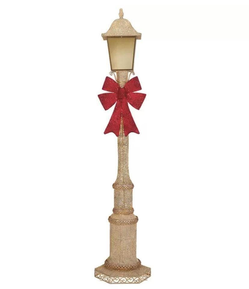 Thumbnail: New 7 ft Outdoor Indoor LED Christmas Lamp Post