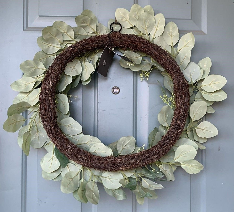 Thumbnail: Faux Seeded Eucalyptus Wreath MSRP $40
