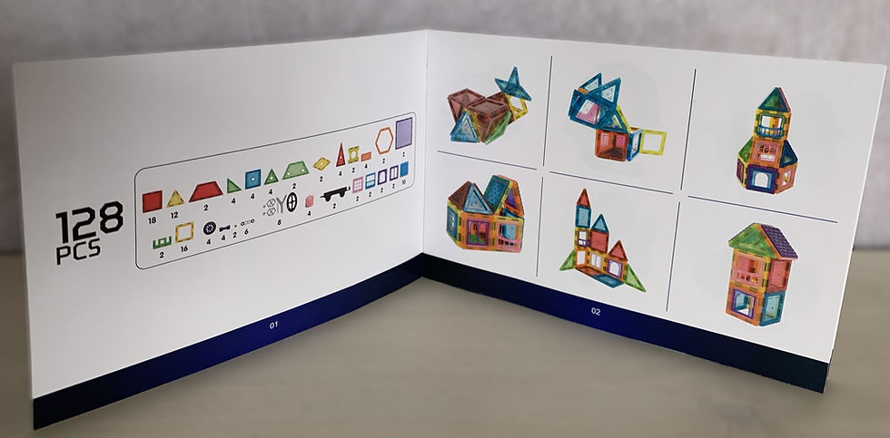 Thumbnail: Batlofty 178 PCs Magnet Building Tiles 3D Magnetic