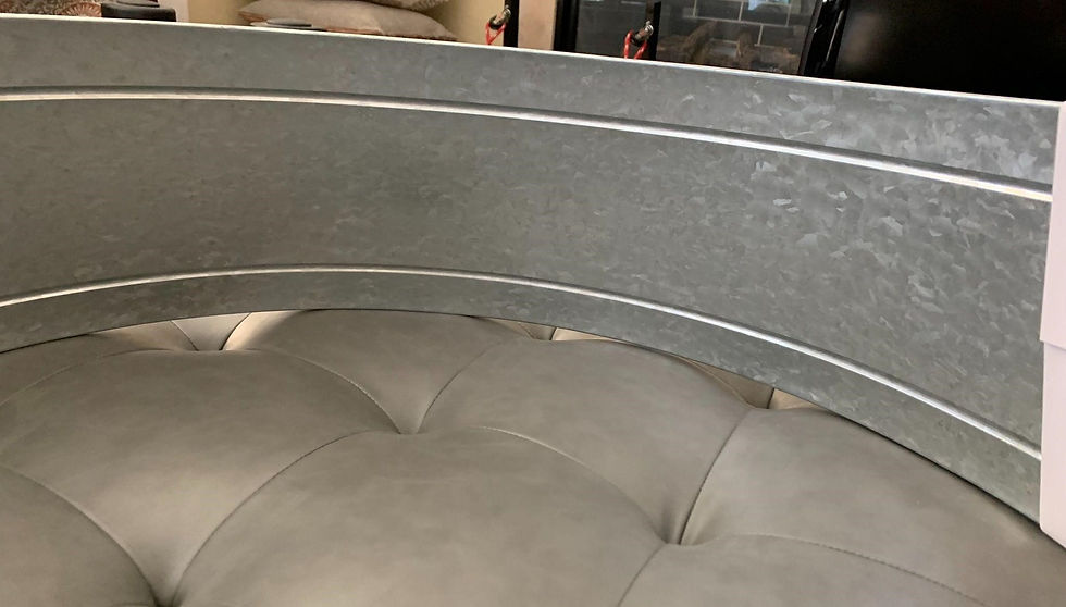 Thumbnail: 27" Christmas Truck Galvanized Metal Tree Collar