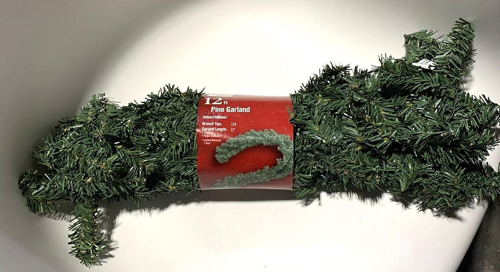 Thumbnail: Pine Garland Kingston Bendable Tips 9 or 12 ft by Home Accents Holiday