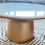 Thumbnail: West Elm Carrara Marble Topped Brass Pedestal Coffee Table MSRP $800