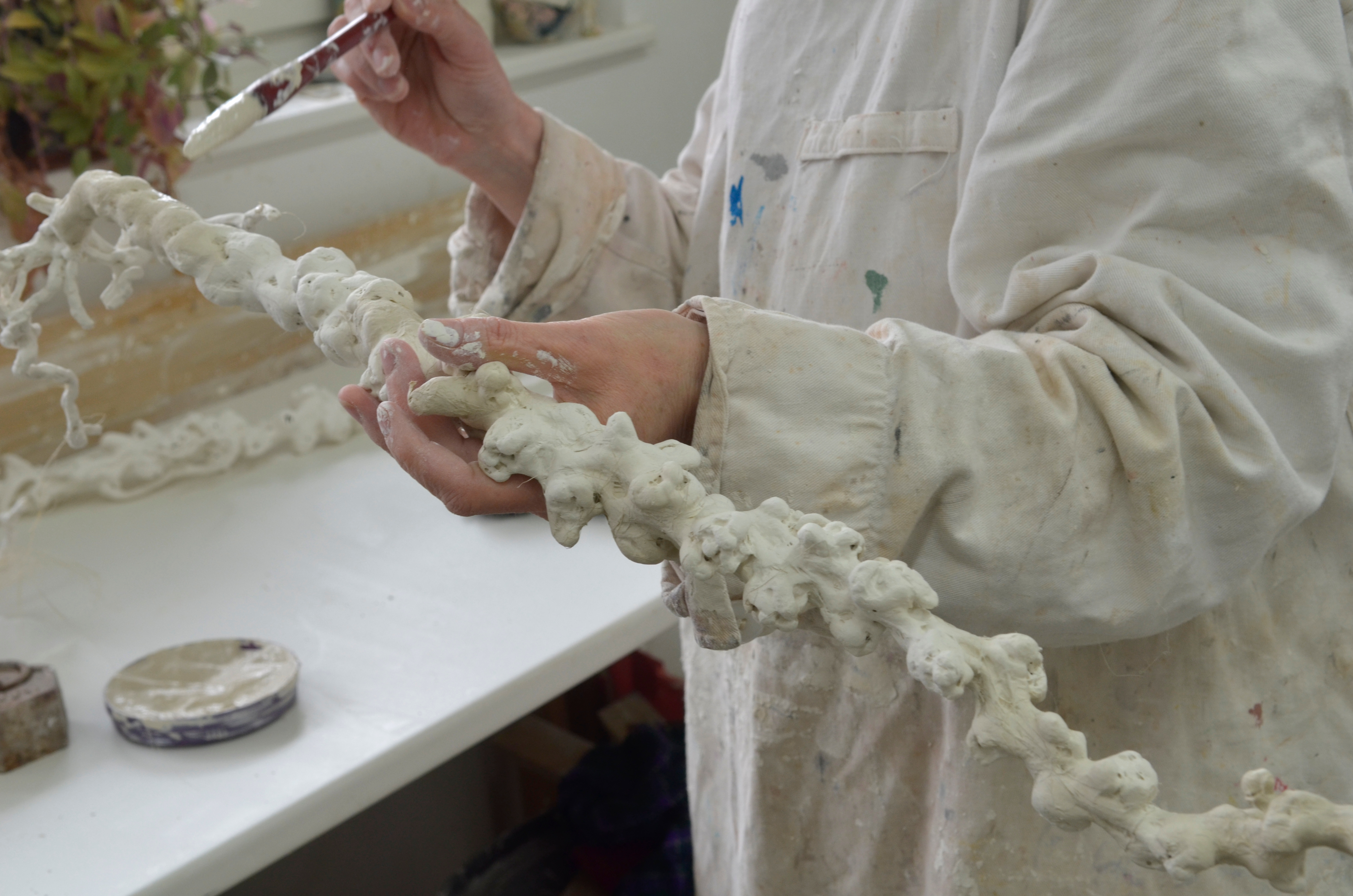 Moulage en cours
