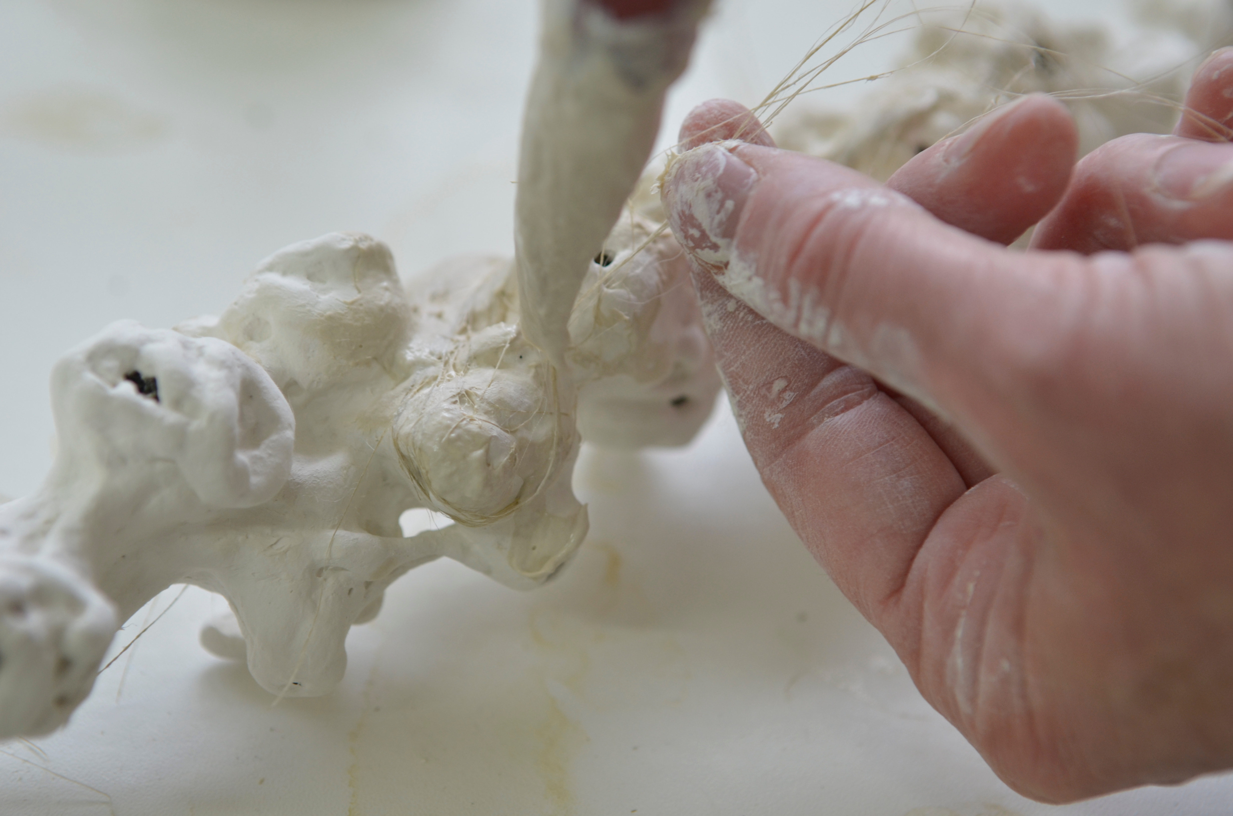 Moulage en cours
