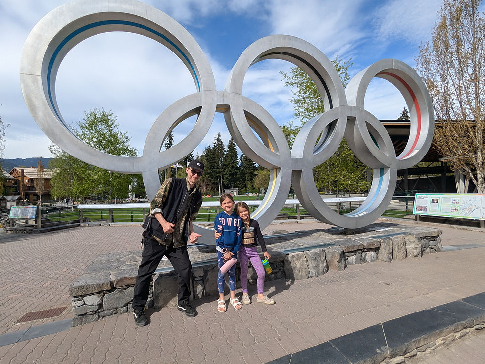 They may not be competing, but they’re winning in all the ways that count — mountain air, big laughs, and cousin adventures.