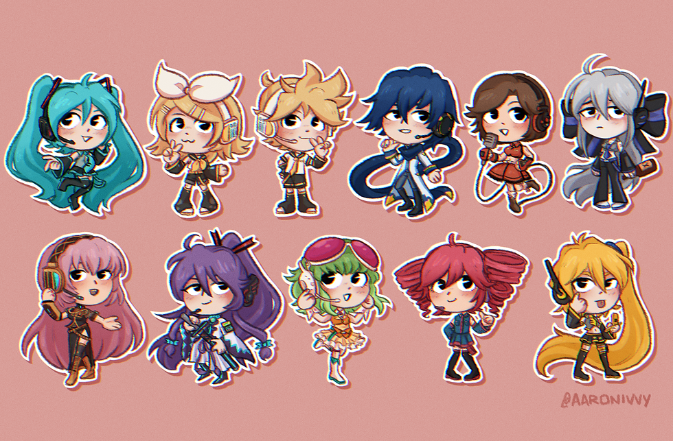 Vocaloid Charm Set (2023)