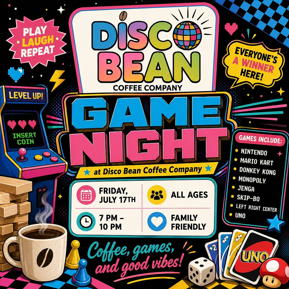 Game Night is on at Disco Bean