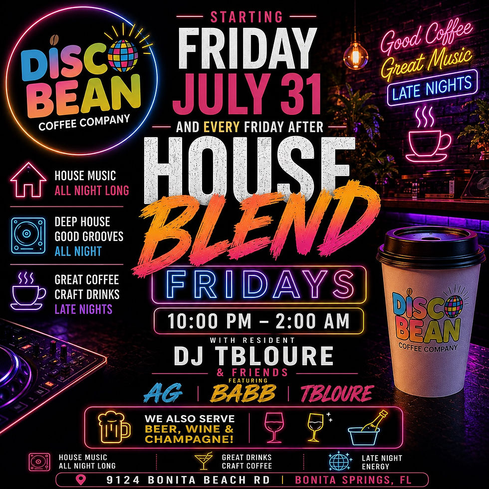 House Blend Fridays with DJ TBloure & friends