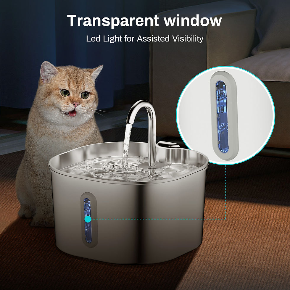 Thumbnail: Premium Stainless Steel Pet Water Fountain