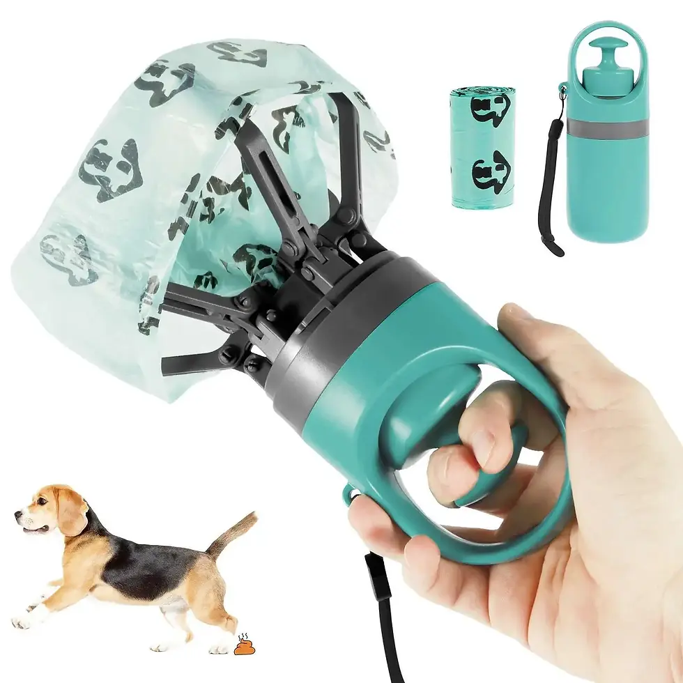 Thumbnail: Portable Dog Pooper Scooper with Built-In Bag Dispenser