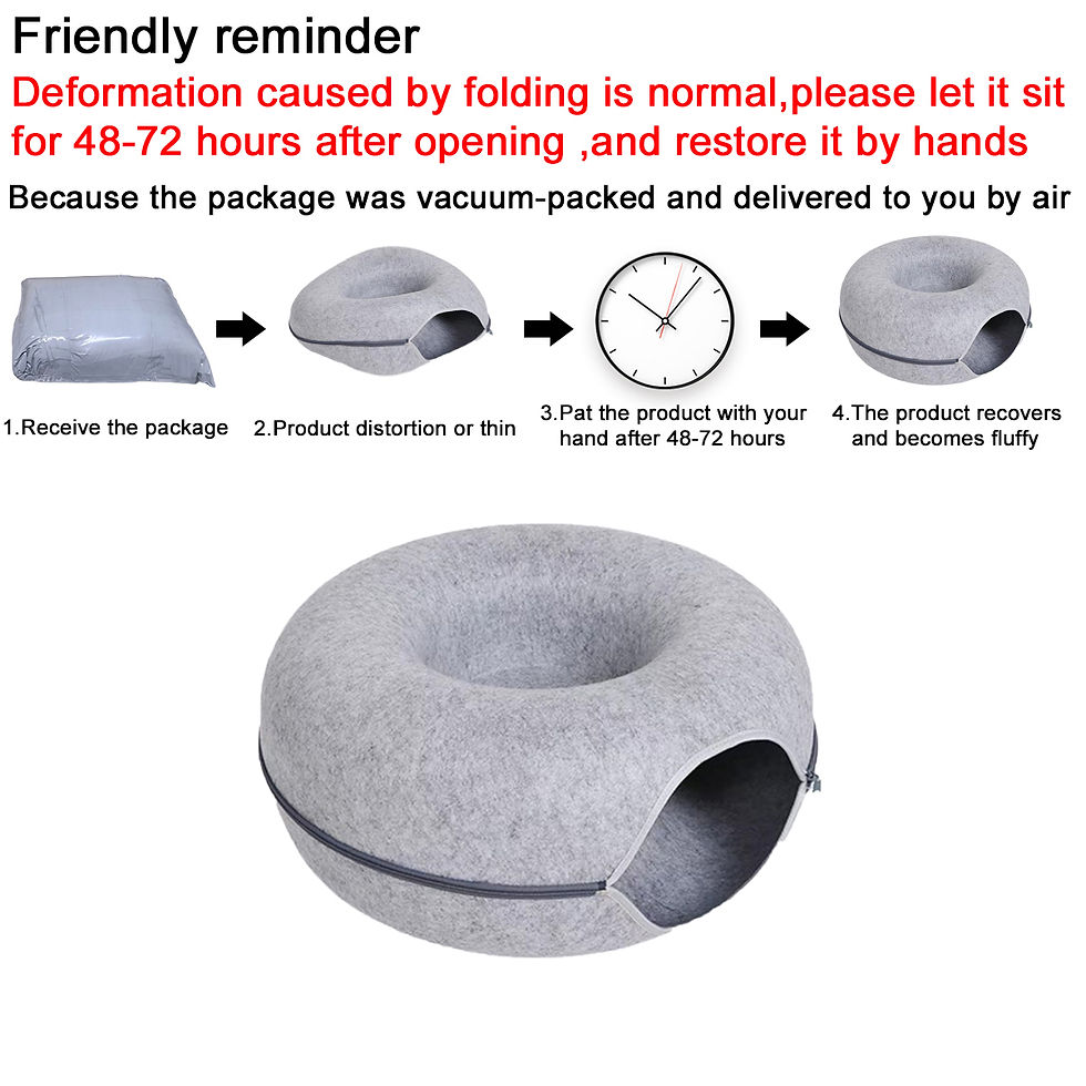 Thumbnail: CozyCave™ 3-in-1 Cat Tunnel Bed