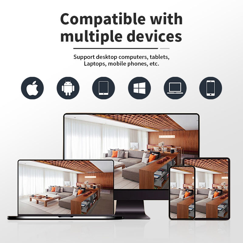 Thumbnail: 8MP E27 Bulb WiFi Camera With LED lights 2 in 1 IP Surveilance Cam 10X Zoom PTZ 