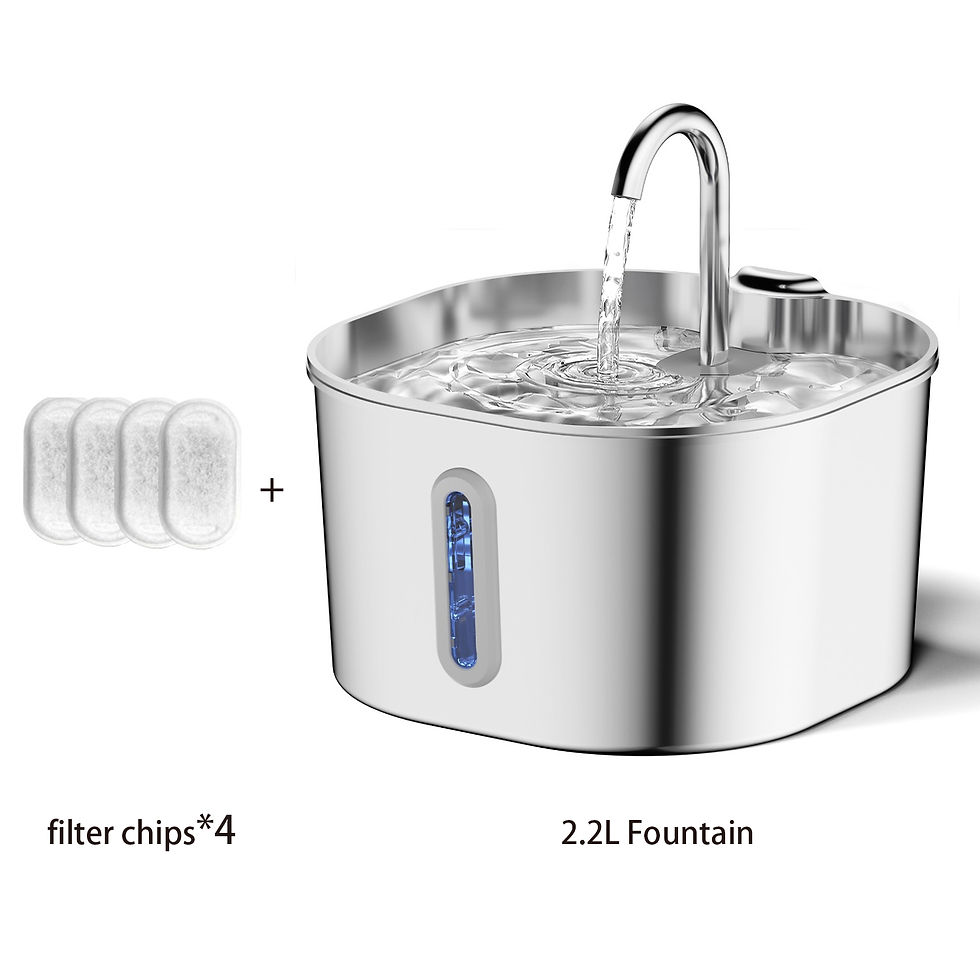 Thumbnail: Premium Stainless Steel Pet Water Fountain