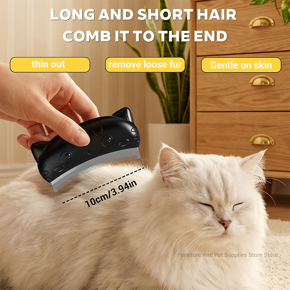 Thumbnail: Dog Brush Grooming Accessories Pet Hair Knotting Remover Large Dogs Cat Short Lo