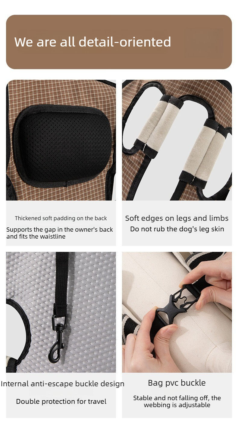 Thumbnail: Ergonomic Pet Carrier Backpack for Cats & Dogs