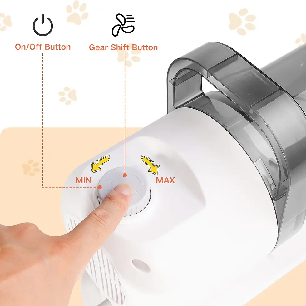 Thumbnail: Professional Pet Grooming Vacuum Kit for Cats & Dogs