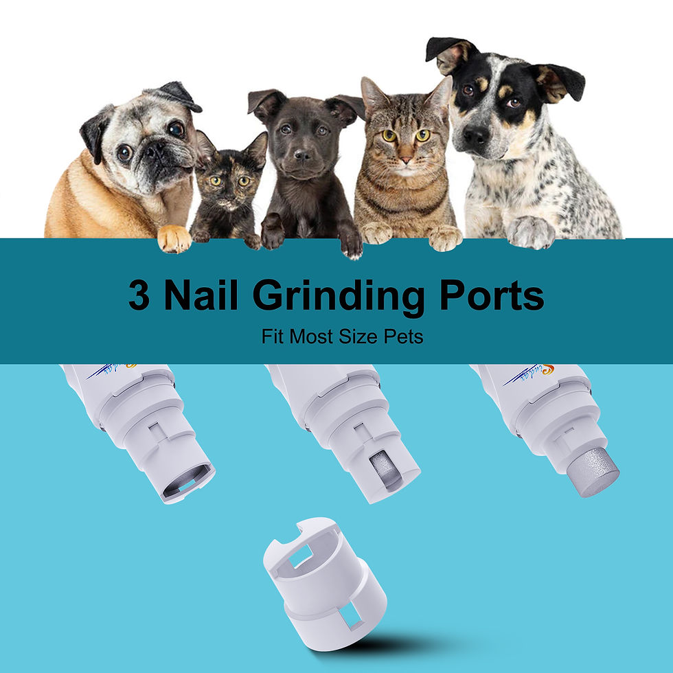 Thumbnail: Rechargeable Pet Nail Grinder for Cats & Dogs
