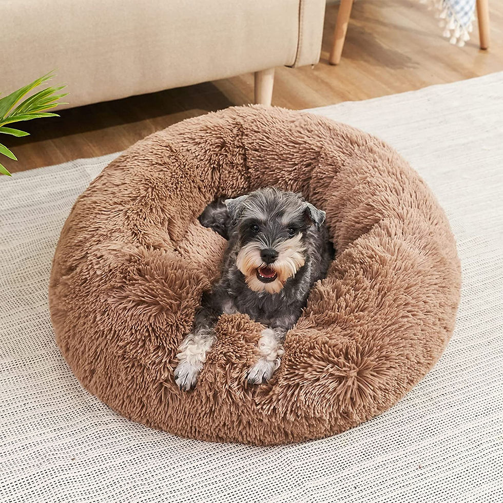 Thumbnail: Calming Plush Pet Bed for Cats & Dogs