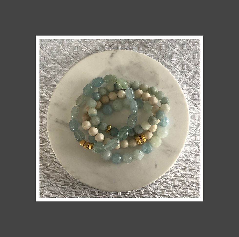 Thumbnail: Aquamarine Bracelet Stack