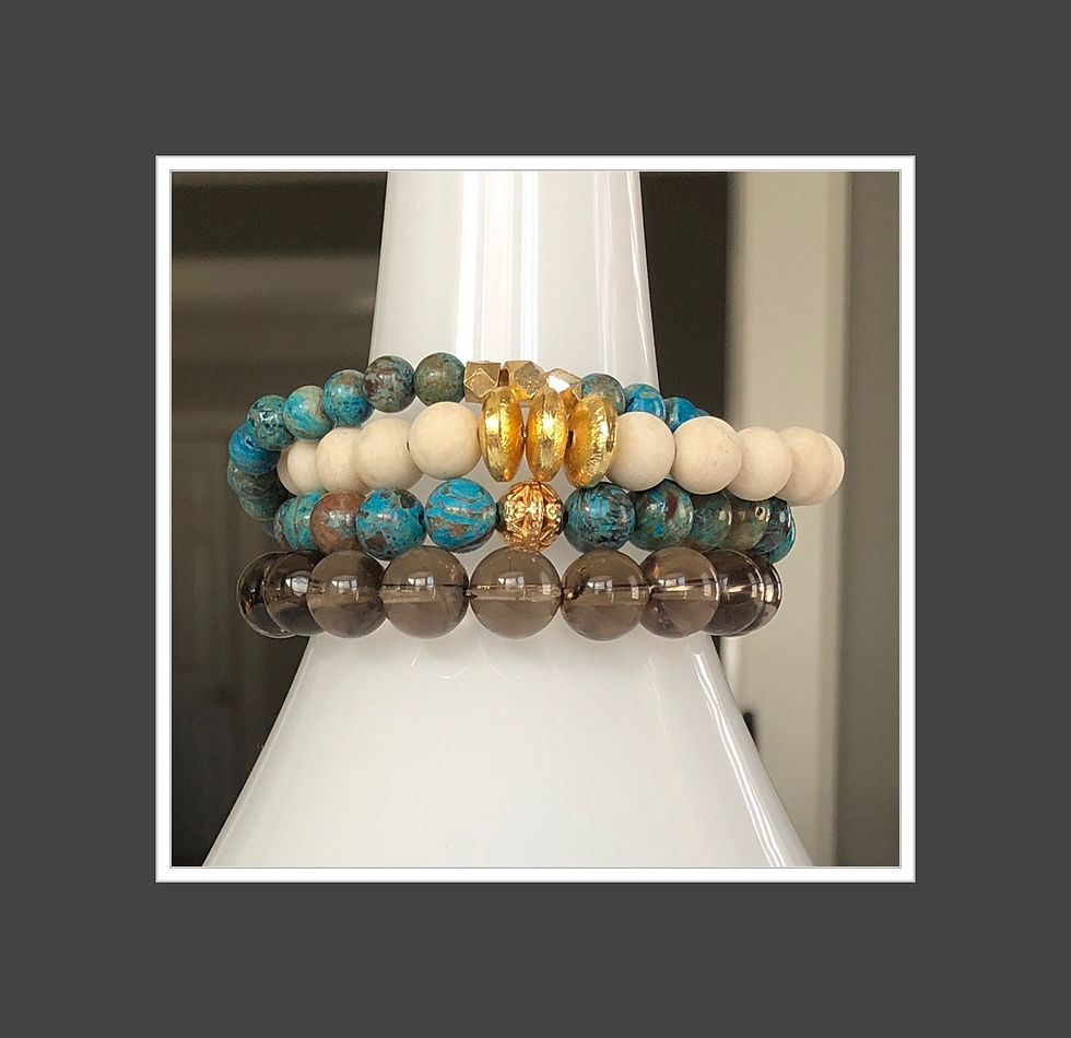 Thumbnail: Aqua Terra Jasper Bracelet Stack