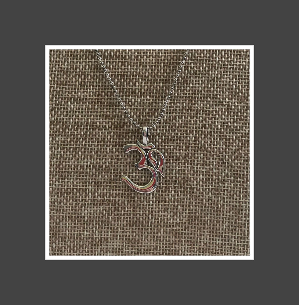Thumbnail: Sterling Silver Ohm Necklace