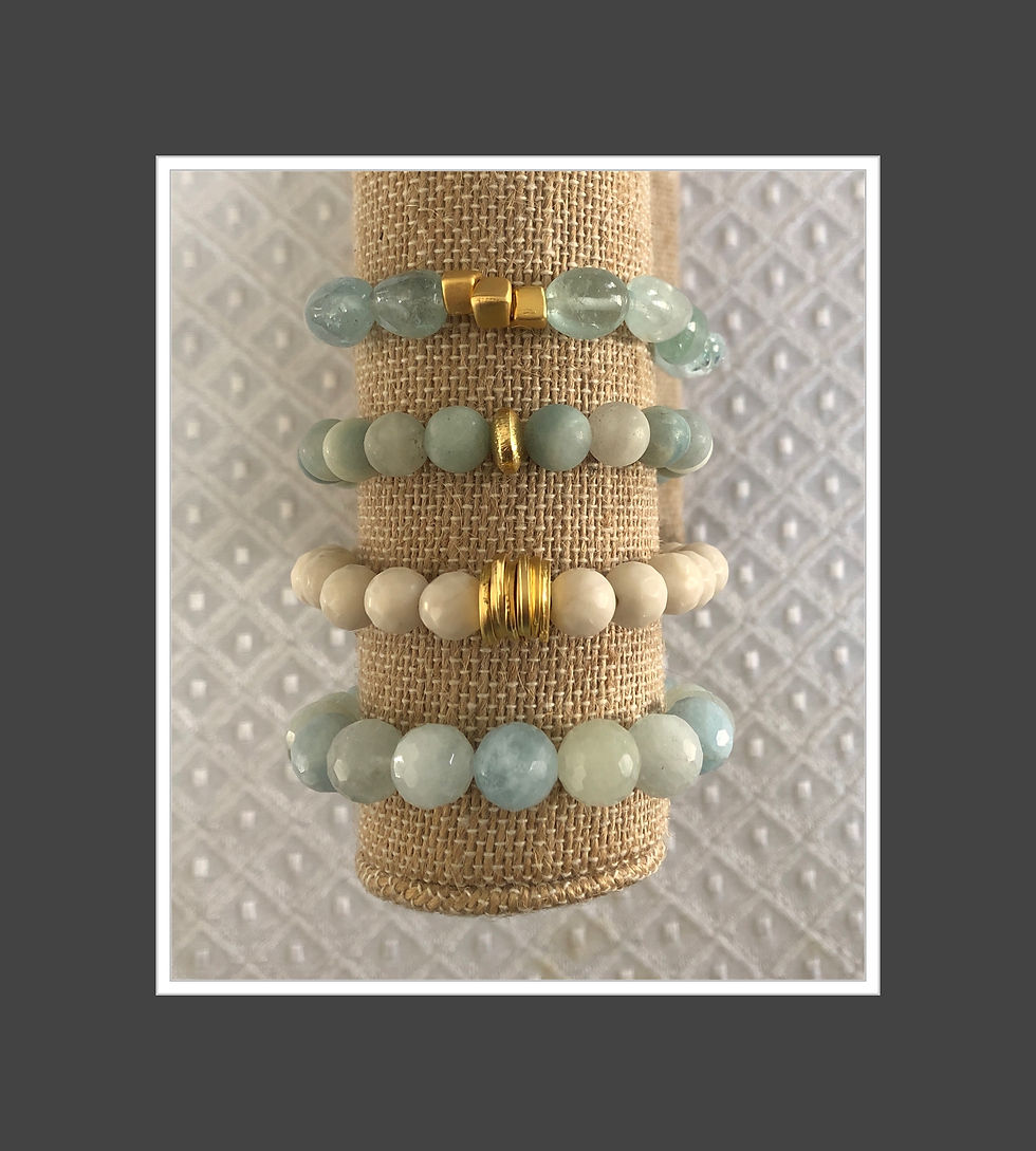 Thumbnail: Aquamarine Bracelet Stack