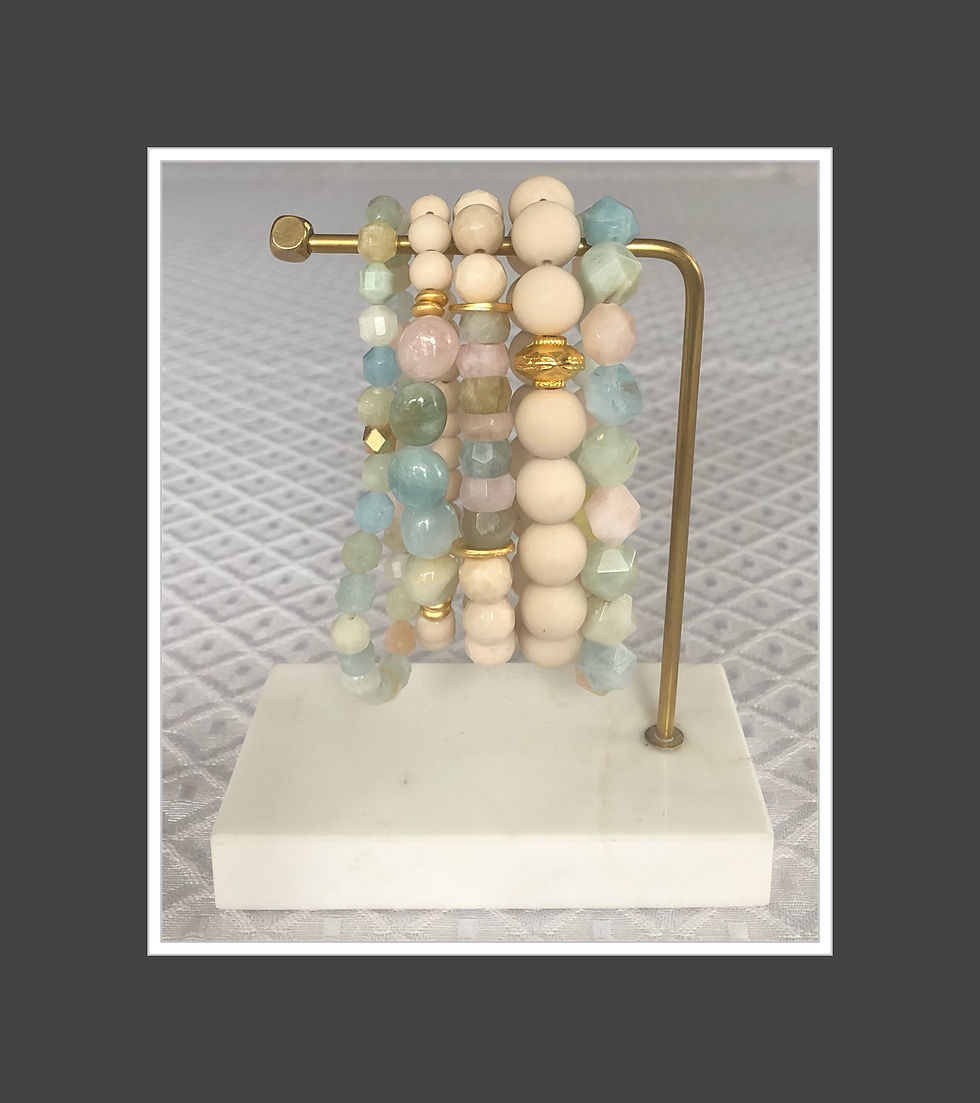 Thumbnail: Multi Beryl Bracelet Stack