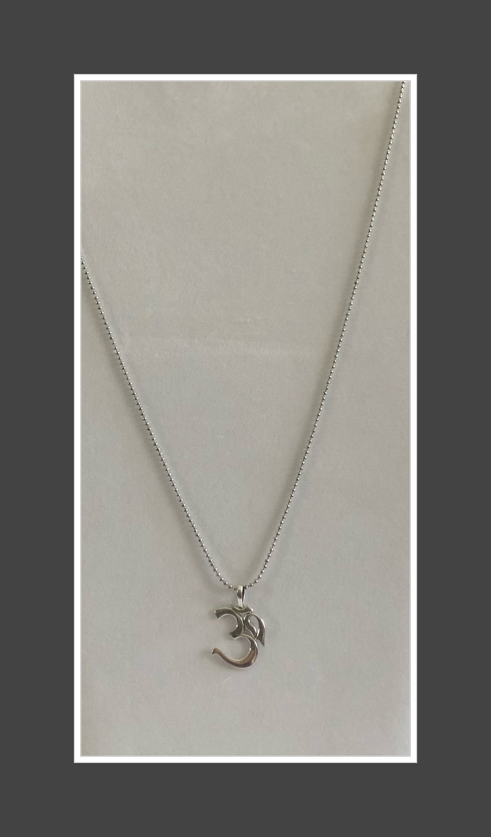 Thumbnail: Sterling Silver Ohm Necklace