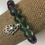 Thumbnail: Rainbow Fluorite Hamsa Bracelet