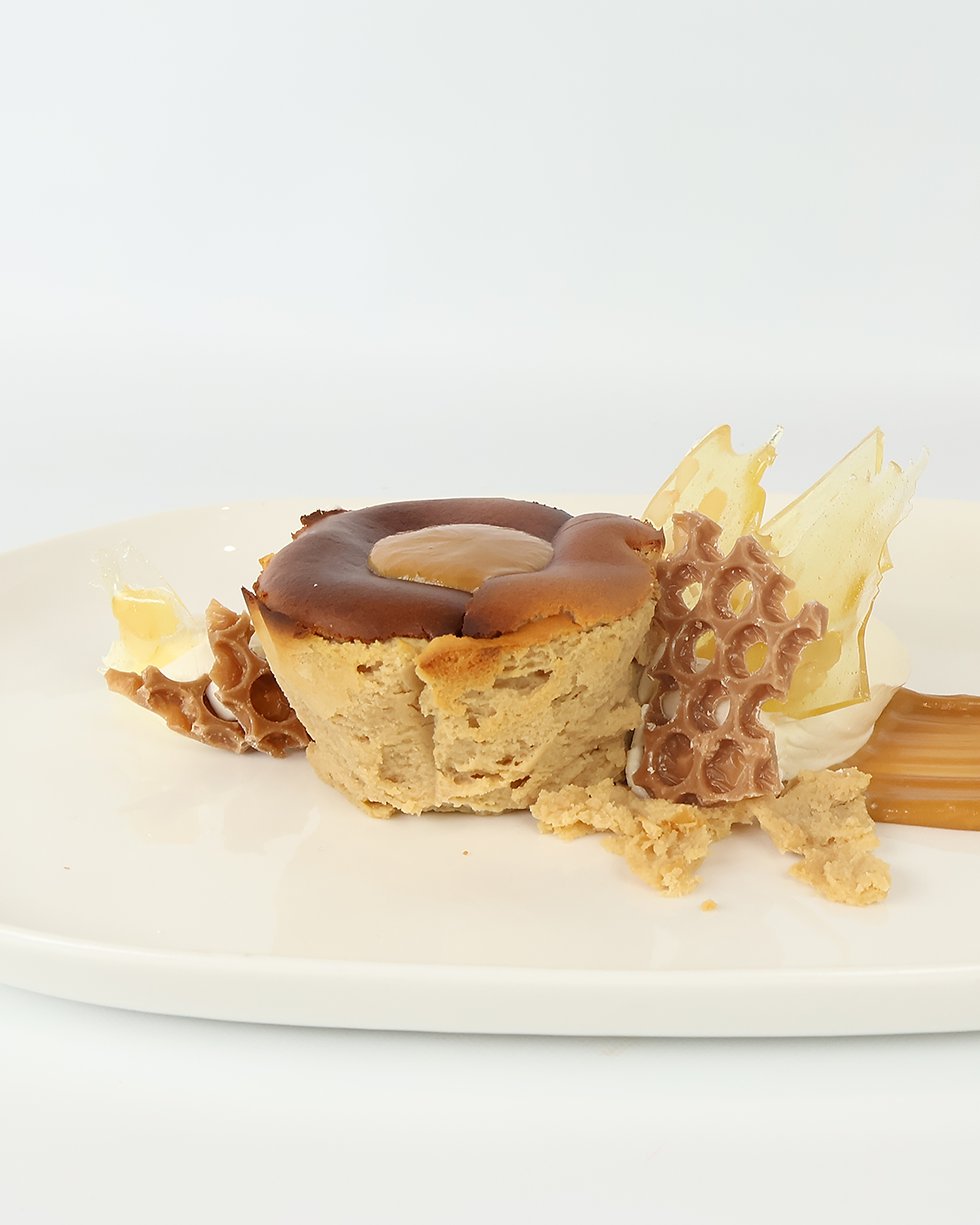 Salted Caramel Basque Cheesecake Individual