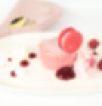Raspberry Basque Cheesecake Individual