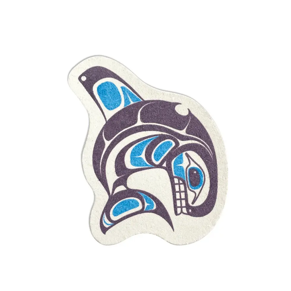 Thumbnail: Orca Whale Eco Sponge by Paul Windsor at Quichua World Market, Ottawa