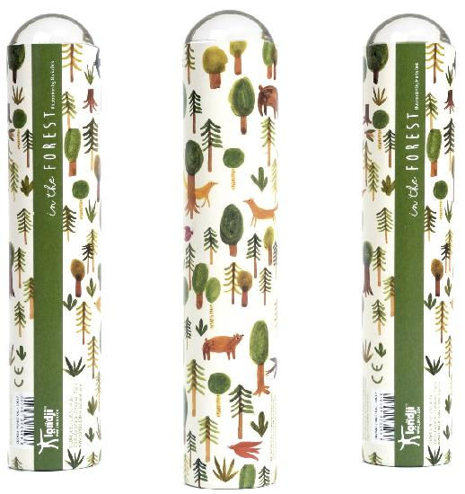 Londji Forest Kaleidoscopes showing their beautiful woodland illustrations by Maria Dek at Tickled Pink.