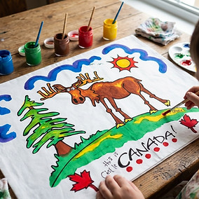 Artburn-pillowcase-This-is-Canada-Moose-painted-model.jpg
