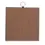 Thumbnail: Plain cork back of ceramic tile with round hook for wall hanging