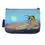 Thumbnail: Front of rectangular zippered faux leather coin purse featuring artist Maxine Noel's painting "Mother Earth"