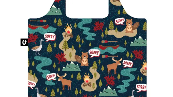 Sorry Reusable Tote Bag