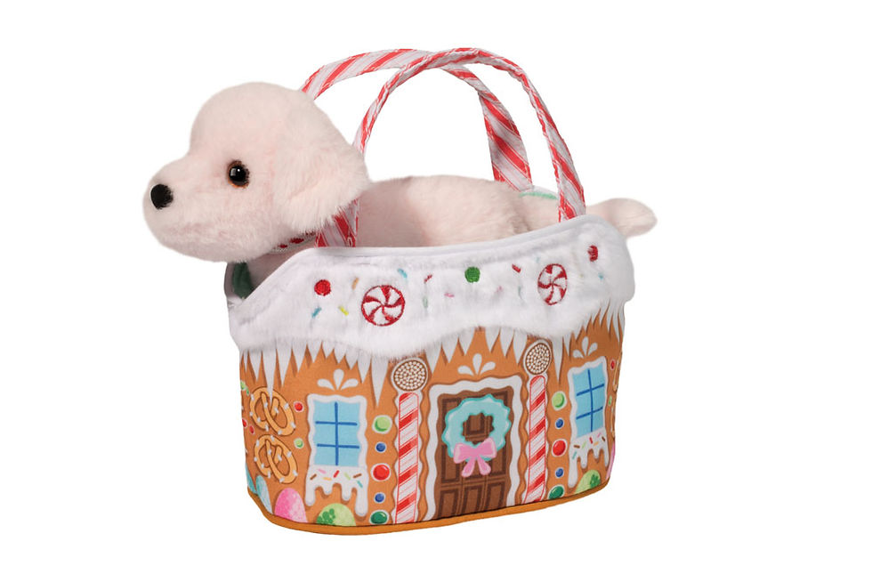 Candy Lane Sassy Pet Sak with Pink Dog by Douglas tote bag at Tickled Pink in Ottawa ByWard Market.