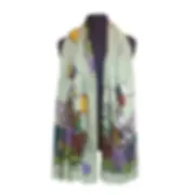 Indigenous Art Signature Scarf The Seven Teachings by Justine Proulx at Quichua.